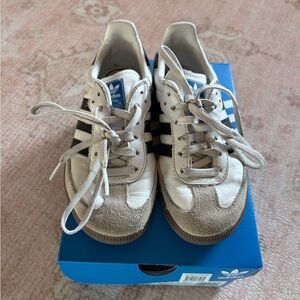 Adidas White and Black Sambas